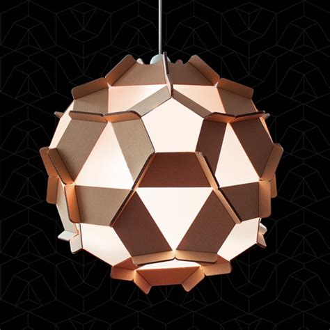 21 Cardboard Lamp Ideas Eco Friendly Modern Lighting