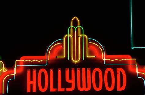 Hollywood Neon Sign Los Angeles California Neon Signs Famous