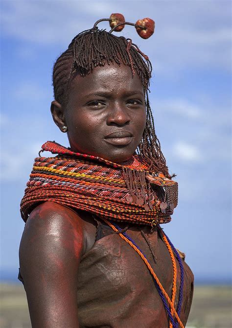 Smiling Borana Tribe Girl Marsabit District Marsabit Kenya Tribes