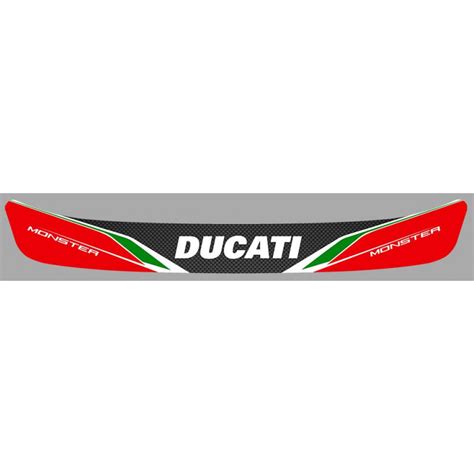 Ducati Monster Helmet Visor Sunstrip Sticker Cafe Racer Bretagne