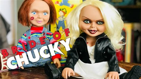 bride of chucky talking doll review and unboxing tiffany collectible by mezco toyz jennifer