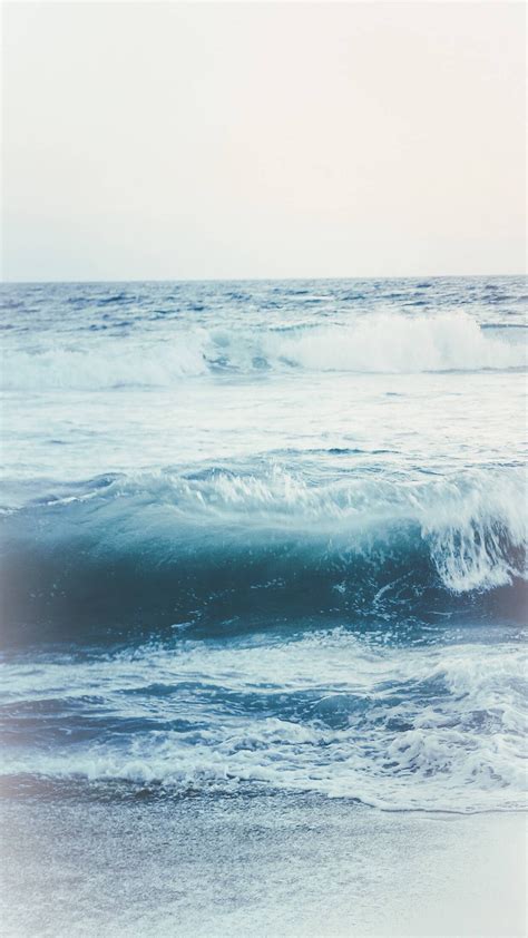 Sea Waves Pattern Vertical Portrait Display Digital Art Hd
