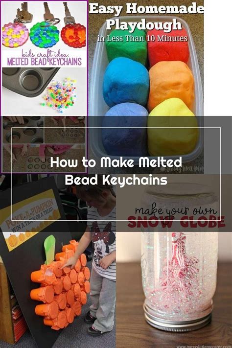 Kids Diy How To Make Melted Bead Keychains