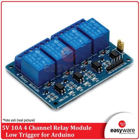 Jual Relay Module 4 Channel 5v Relay Modul Di Lapak Easyware