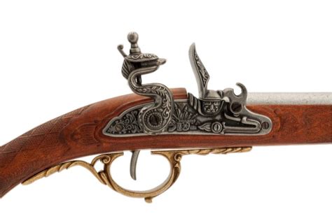 Flintlock Rifle France Non Firing Replica Repro