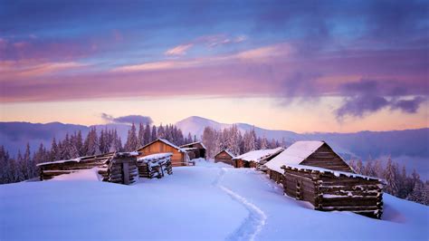 Winter Landscape In Tyrol Austria 3840x2160 Download Hd Wallpaper