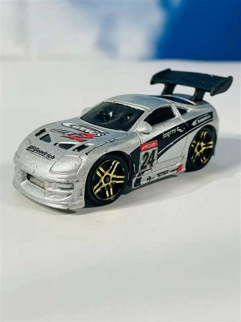 2003 Hot Wheels First Editions Tooned Toyota Supra Grey Diecast Car