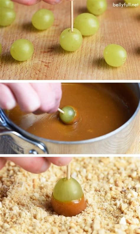 Caramel Apple Grapes Are The Perfect Snack Grapes Dipped In Caramel