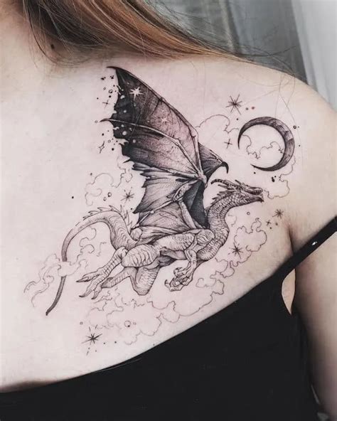 45 Elegant Dragon Tattoos For Women With Meaning Best Tattoo Zone
