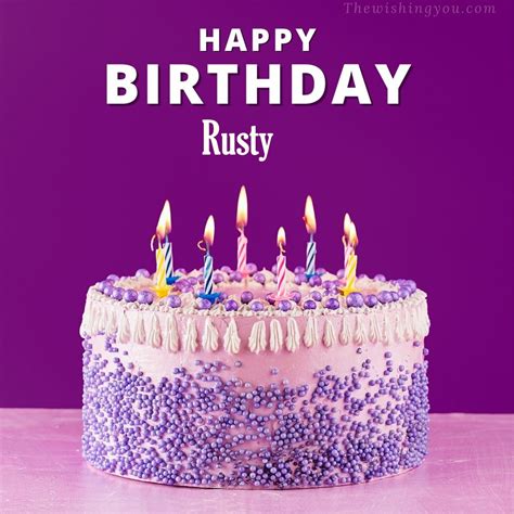 100 Hd Happy Birthday Rusty Cake Images And Shayari