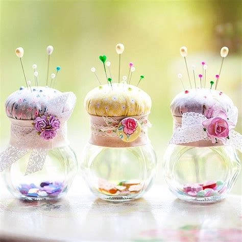 Sewing Jars Sewing Kit Fabric Projects Sewing Projects Diy And