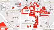 Vienna map - Hofburg Palace interactive map - Printable detailed travel ...