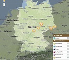 Interactive map of Germany | Germany, Interactive map, Germany map
