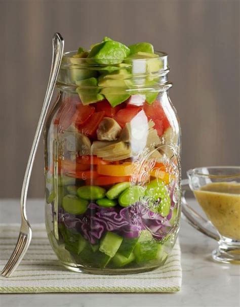 20 Healthy Mason Jar Lunches You Can Bring To Work In The New Year Photos