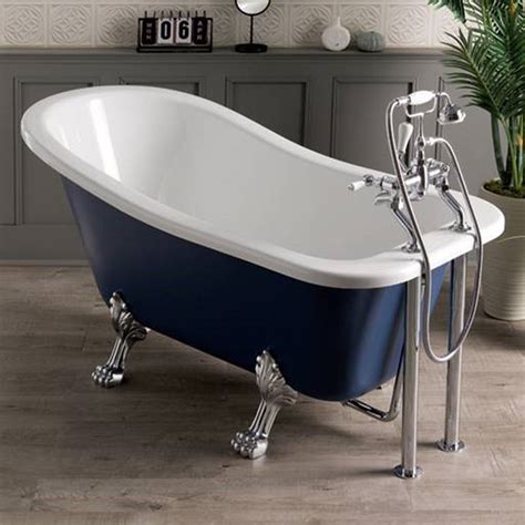 Bc Designs Fordham Single Ended Slipper Roll Top Bath
