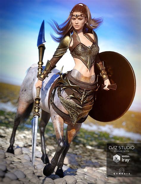Centaur 7 Female Pro Bundle 3d Models And 3d Software By Daz 3d Female Centaur Centaur