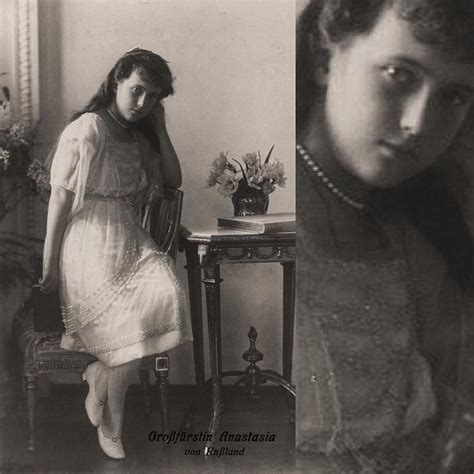 A German Postcard Featuring Grand Duchess Anastasia Nikolaevna Of