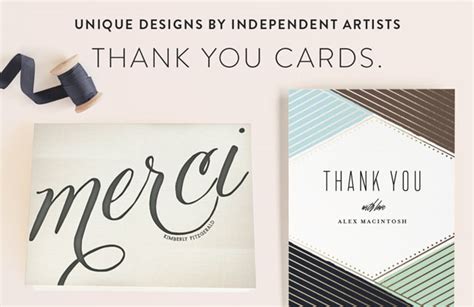 I very highly recommend minted to everyone. Thank You Cards | Minted