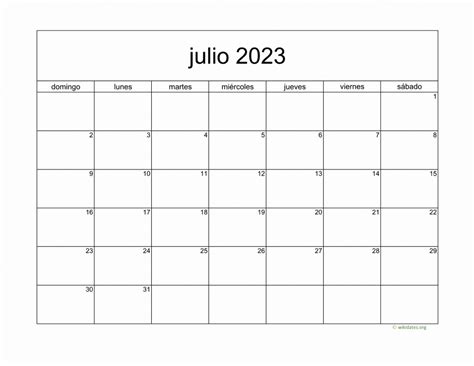 Calendario Julio 2023 Aesthetic Pdf Para Imprimir Agenda Julio 2023