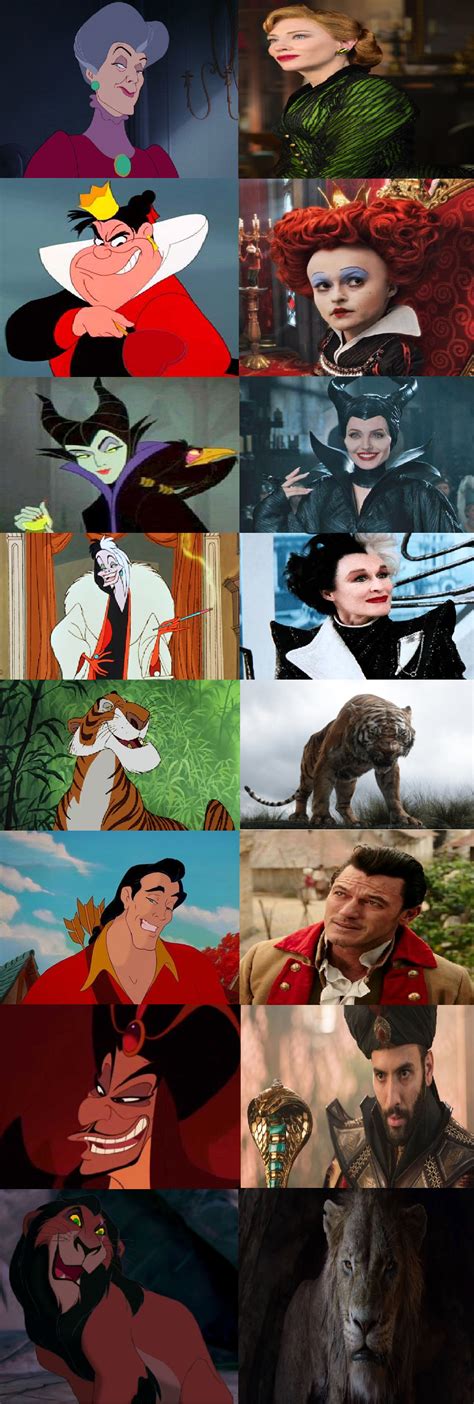 Disney Villains Cartoon To Live Action By Hillygon On Deviantart