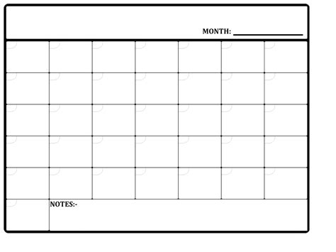 4 Month Planner Template Example Calendar Printable