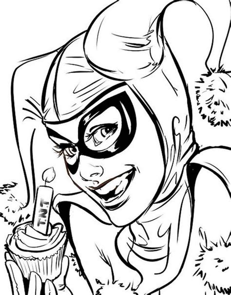 Harley Quinn Coloring Pages Best Coloring Pages For Kids