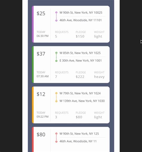 978,159 freelance designers compete to create amazing designs for your business. Mobile UX · Cards에 있는 핀