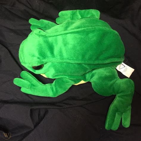 Dakin Phinneas The Green Frog Hand Puppet Wo Sound Plush Toy Doll