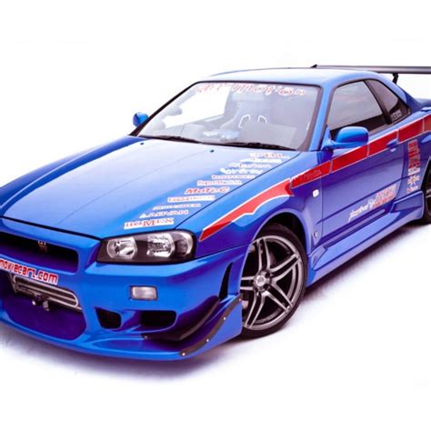 Gt R Photo Front View 8 X 10 Blue Fast And Furious