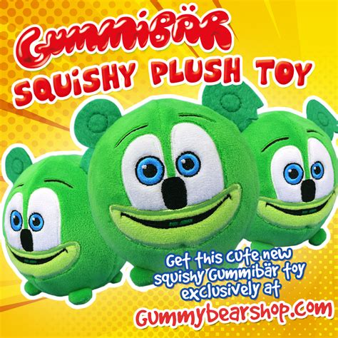 Gummibär The Gummy Bear Squishy Plush Toy Gummibär Shop Gummy