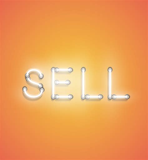 Sell Realistic Neon Sign Vector Illustration 310837 Vector Art At