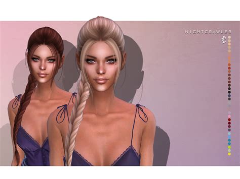 The Sims Resource Nightcrawler AVA HAIR