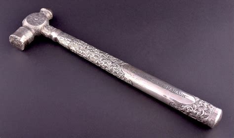 Of Naval Interest An Unusual 20th Century Silver Hammer The Weighted