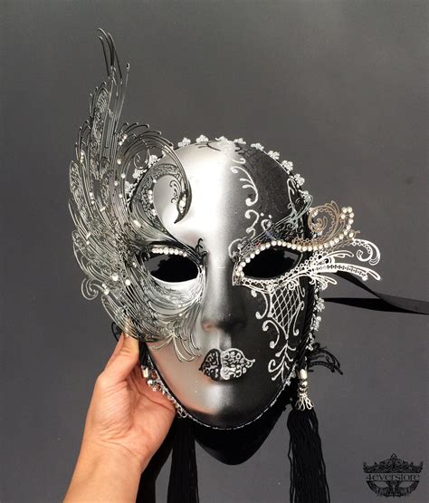 Masquerade Maskfull Face Maskmasquerade Ball Maskmasquerade Ball Paper And Party Supplies