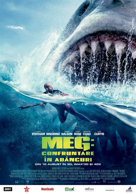 Poster The Meg 2018 Poster Meg Confruntare în Adâncuri Poster 1