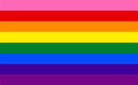 Gay Pride Flag Color Order