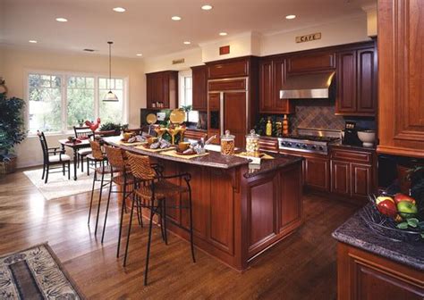 Doing so can lead to a cohesive look. hardwood floors in kitchens pictures | cherry cabinets ...
