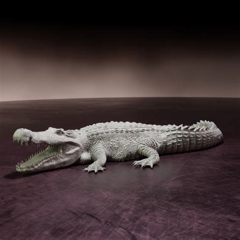 Download Deinosuchus Resting Pre Supported Prehistoric Crocodile