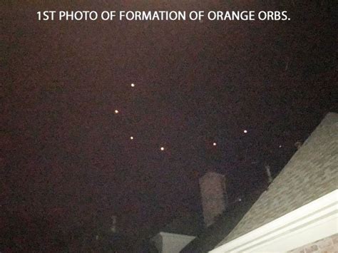 Photos Taken Of Formation Of Orange Orbs Moving Nne The Web Chronicle