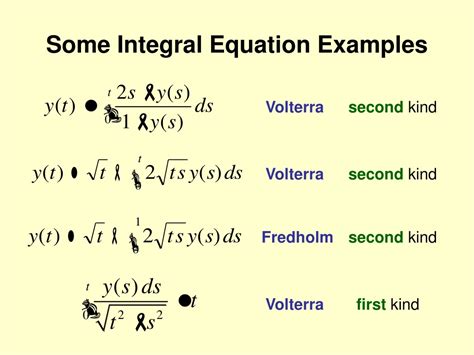 Ppt A Simple Introduction To Integral Equations Powerpoint Presentation Id 9645481