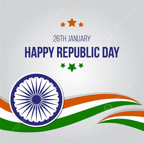 Indian Republic Day Vector Design Images Republic Day Indian Flag