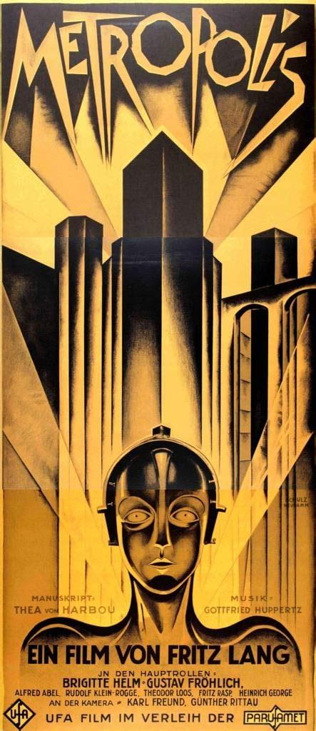 Fabulous Poster Affiche Affiche De Film Metropolis De Fritz Lang