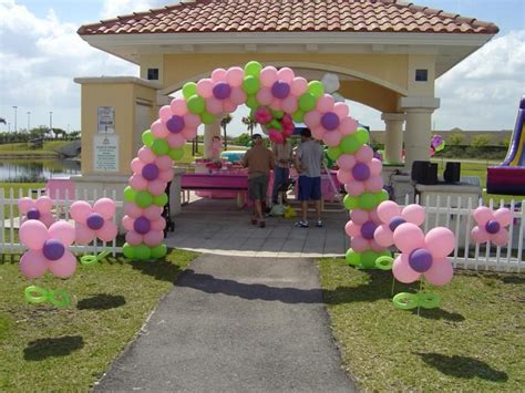 Flower Arch Flower Party Decorations Balloon Decorations Without Helium Balloon Decorations