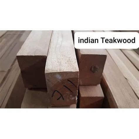 Rectangular Indian Burma Teak Wood Block Thickness 10 50 Mm At Rs 130