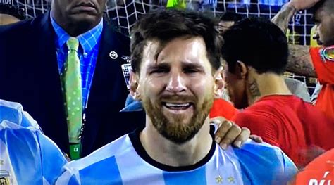 Messi Misses Pk In Argentina Loss Gets The Crying Jordan And Celine Dion