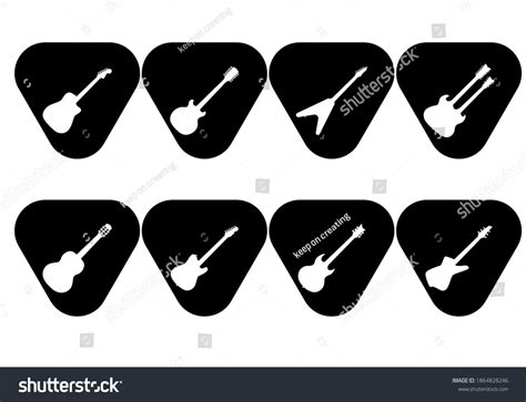 Logos For Musical Instrument Stores Shops Royalty Free Stock Vector