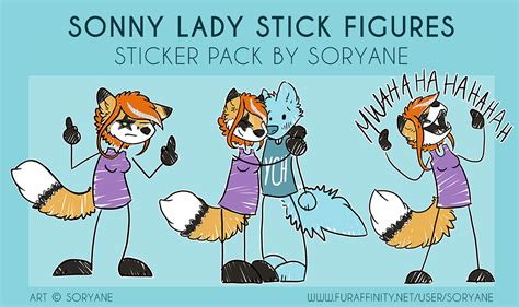 sonny lady telegram sticker pack — weasyl