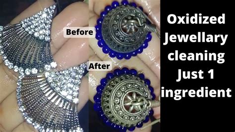 Oxidized Silver Jewelleryearrings Cleaning Hack Only 1 Ingredient