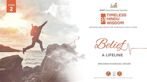 Belief A Lifeline Timeless Hindu Wisdom Youtube