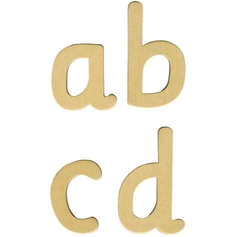 Wooden Lower Case Letters Set Of 26 Mb1201 26 Primary Ict